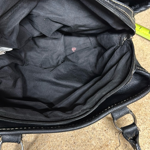 Black Silver Hardware Vintage purse. - Picture 8 of 16